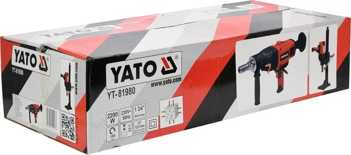 Дриль алмазного буріння YATO YT-81980 - Фото 6 Дриль алмазного буріння YATO YT-81980 - зображення 6