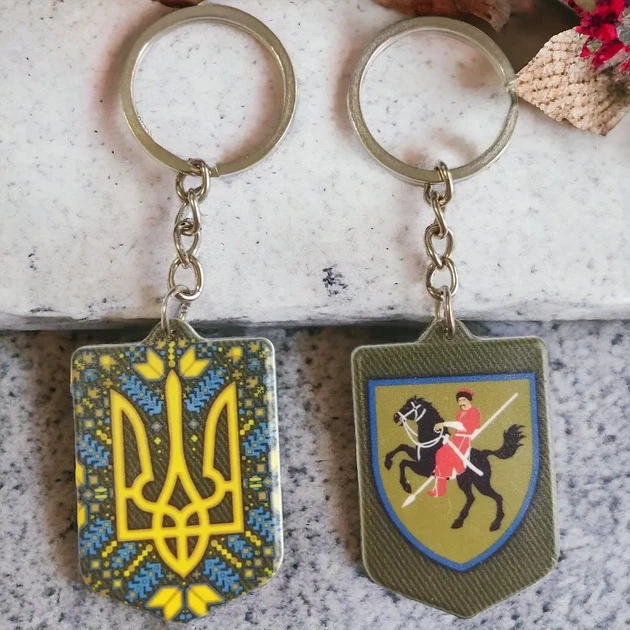 Брелок гумовий 110 окрема механізована бригада - зображення 2