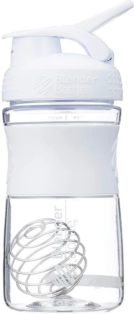 Шейкер спортивный BlenderBottle Tritan 590 мл Белый - изображение 4