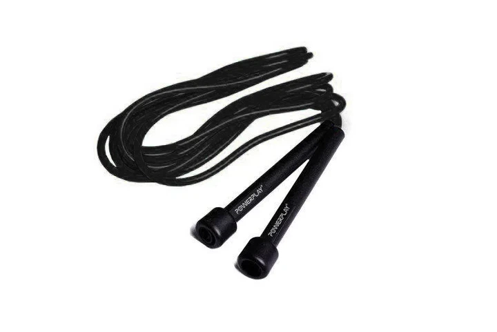 Скакалка Active Point ПВХ 2,8 м Черная Регулируемая длина - изображение 2