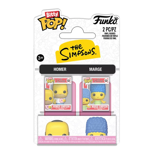Набор фигурок Funko POP! Bitty Симпсоны Гомер и Мардж (94217) - Фото 1 Набор фигурок Funko POP! Bitty Симпсоны Гомер и Мардж (94217) - изображение 1