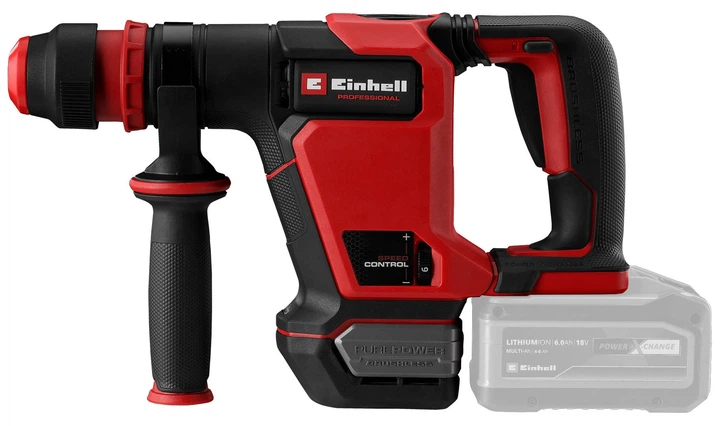 Акумуляторний відбійний молоток Einhell Professional TP-DH 18/4 Li BL - Solo (4514190) - зображення 3