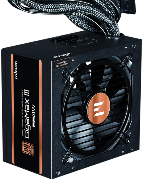 Блок живлення Zalman GigaMax III 850W 80+ Bronze (ZM850-GV3) - Фото 1 Блок живлення Zalman GigaMax III 850W 80+ Bronze (ZM850-GV3) - изображение 1