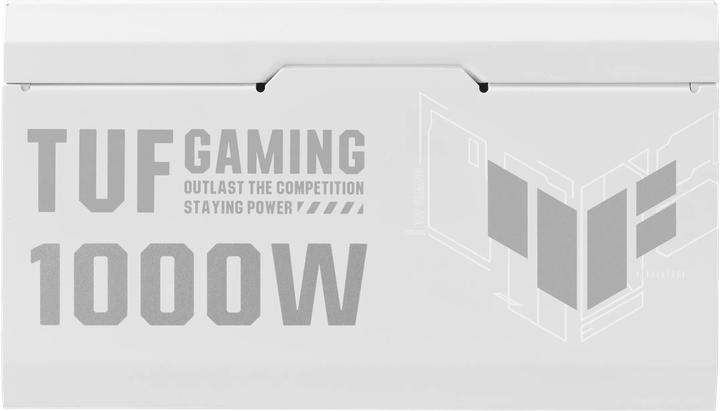 Блок живлення ASUS TUF 1000W 80+ Gold (TUF-GAMING-1000G-WHITE) - зображення 2