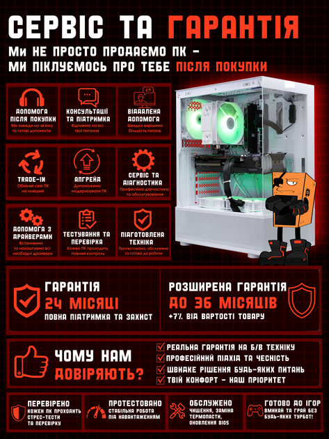 Игровой ПК Relax (RX 6700 XT 12GB / Ryzen 5 5600 / 16GB DDR4 / SSD 512GB) - изображение 8