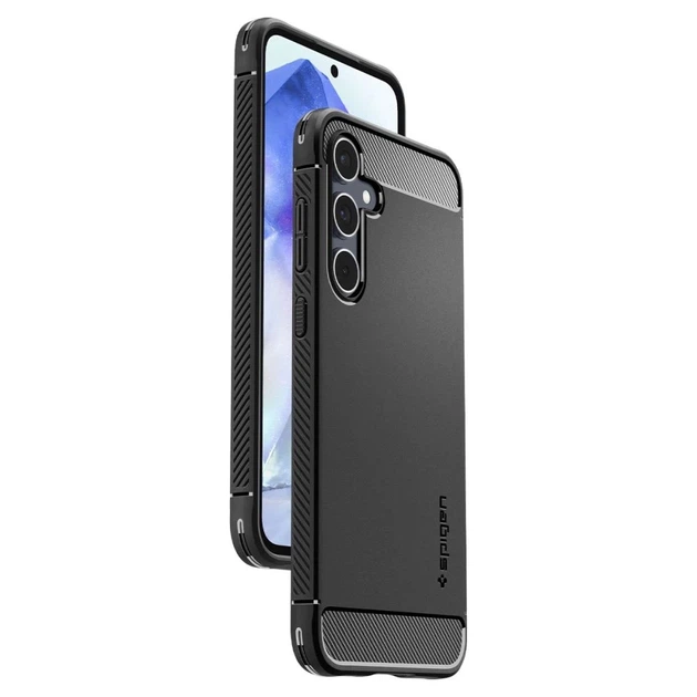 Чехол Spigen Rugged Armor для Samsung Galaxy A55 5G (A556) Black Matte (ACS07500) - изображение 9
