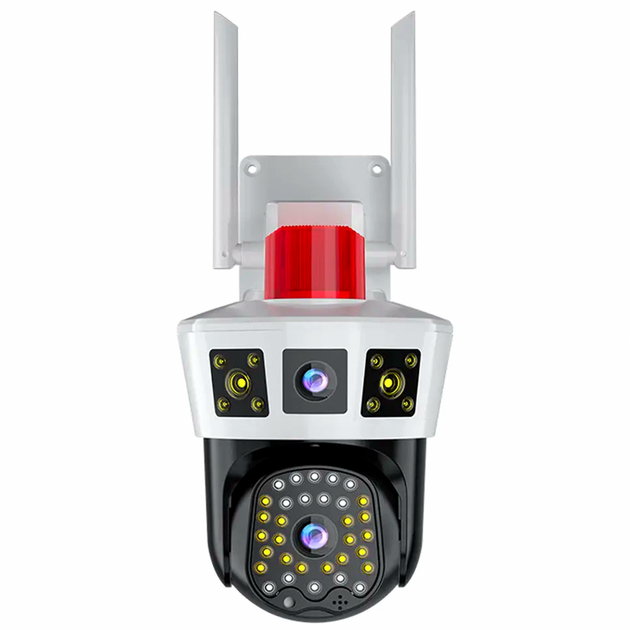 Поворотная WIFI камера 9 МП уличная с инфракрасной подсветкой QN-31 белая - изображение 3