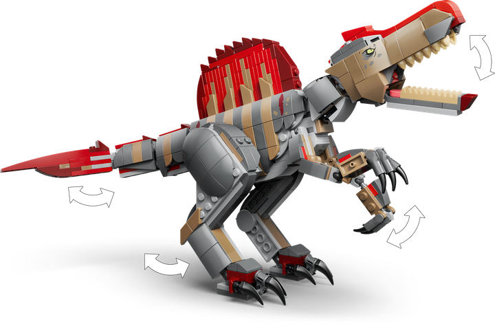 Конструктор LEGO Jurassic World Втеча спинозавра 820 деталей (77982) - Фото 6 Конструктор LEGO Jurassic World Втеча спинозавра 820 деталей (77982) - зображення 6