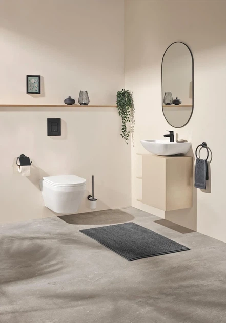 Инсталляция Grohe Rapid SL Solido 38971000 + панель смыва Skate Cosmopolitan 38732000 хром + унитаз подвесной Euro Ceramic 102509SH00 Rimless Tornado с сиденьем Soft Close дюропласт (SET509SH971) - Фото 14 Инсталляция Grohe Rapid SL Solido 38971000 + панель смыва Skate Cosmopolitan 38732000 хром + унитаз подвесной Euro Ceramic 102509SH00 Rimless Tornado с сиденьем Soft Close дюропласт (SET509SH971) - изображение 14