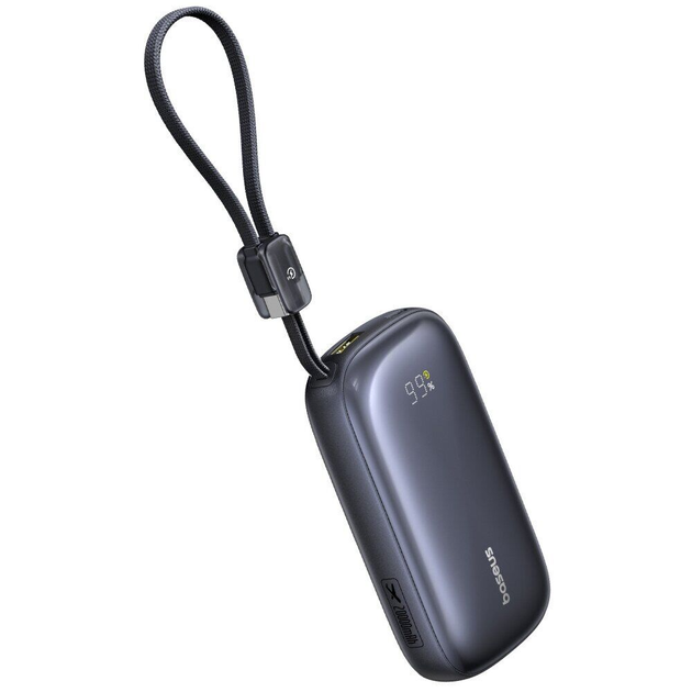 Зовнішній акумулятор Baseus EnerFill FC21 Qpow 3 Ultra Digital Display Power Bank 20000mAh 22.5W Black (E0027M00) - Фото 3 Зовнішній акумулятор Baseus EnerFill FC21 Qpow 3 Ultra Digital Display Power Bank 20000mAh 22.5W Black (E0027M00) - зображення 3