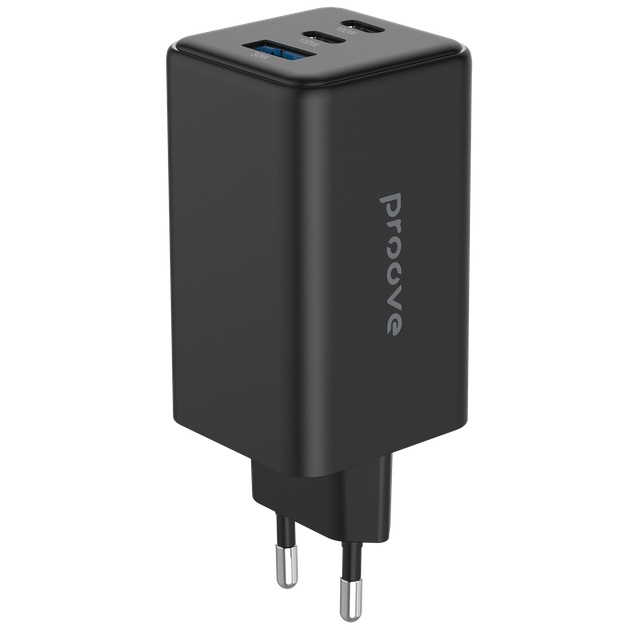Мережевий зарядний пристрій Proove Pocket GaN Max 100W USB/2хType-C чорний (WCPG10012201) - зображення 2