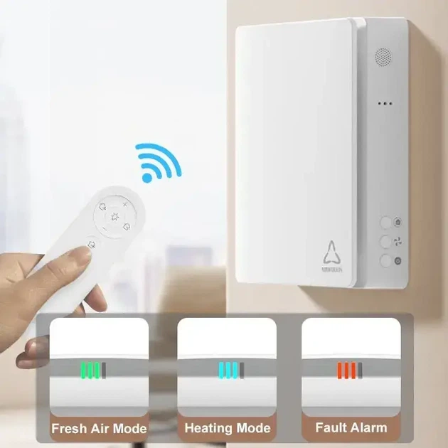 Побутовий рекуператор повітря ECO Pair 1.2 WiFi з датчиками вологості - зображення 7