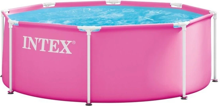 Basen stelażowy Intex okrągły dla dzieci 244 x 76 cm Różowy 28290ND (6941057432113) - Zdjęcie 1 Basen stelażowy Intex okrągły dla dzieci 244 x 76 cm Różowy 28290ND (6941057432113) - obraz 1