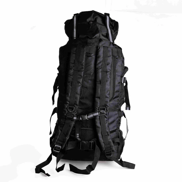 Туристический рюкзак Hinshenglong 90л синий Oxford+PU черный спортивная сумка для путешествий вместительный SJ-0036-1BG - изображение 3