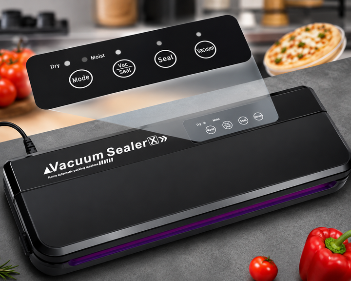 Вакууматор для еды Vacuum Sealer X GY-F973 / Вакуумный упаковщик 110W 60 кПа + пакеты - изображение 3