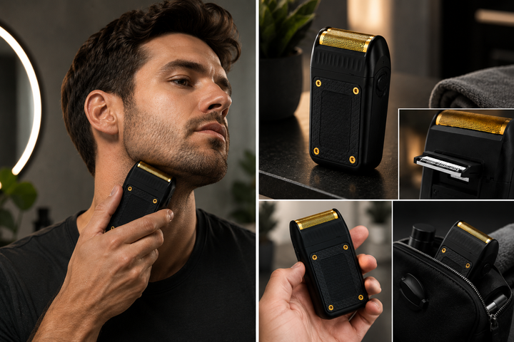 Мужская электробритва VGR V-353 USB / Аккумуляторный шейвер / Портативная бритва Шейвер для сухого бритья - изображение 3