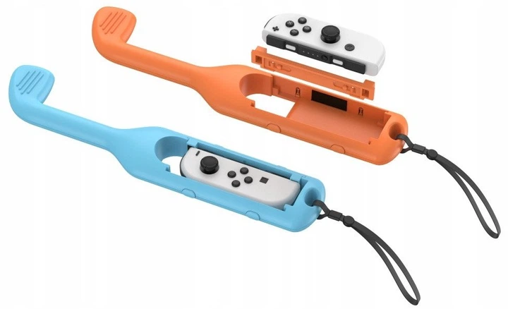 Uchwyt Yaxo na Joy-Con Golf Set do NS/NS2 Inferno Pomarańczowy/Niebieski (YGGSJCH01CM) - Zdjęcie 3 Uchwyt Yaxo na Joy-Con Golf Set do NS/NS2 Inferno Pomarańczowy/Niebieski (YGGSJCH01CM) - obraz 3