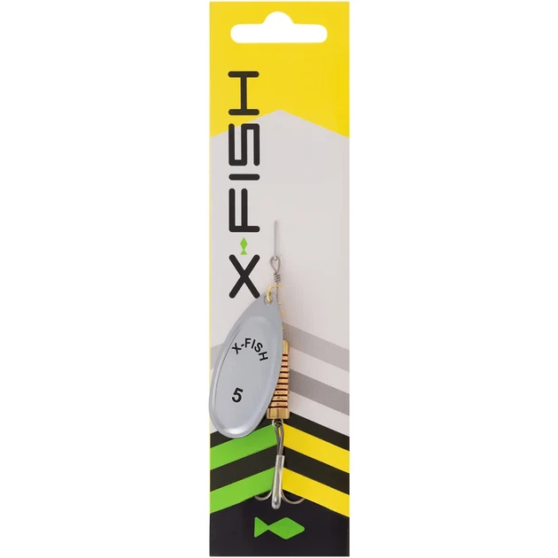 Блешня X-Fish Stark №5 14g Silver - Фото 2 Блешня X-Fish Stark №5 14g Silver - зображення 2