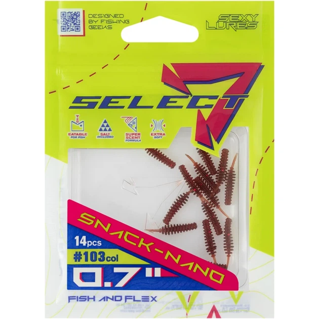 Силикон Select Snack Nano 0.7" #103 (14 шт/уп) - изображение 2