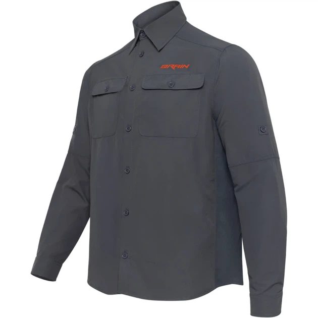 Рубашкa Brain Hookline XXL Dark grey - изображение 2