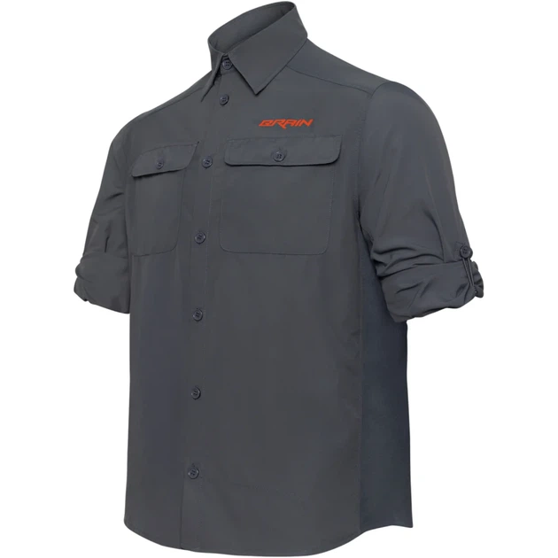 Рубашкa Brain Hookline XXL Dark grey - изображение 4