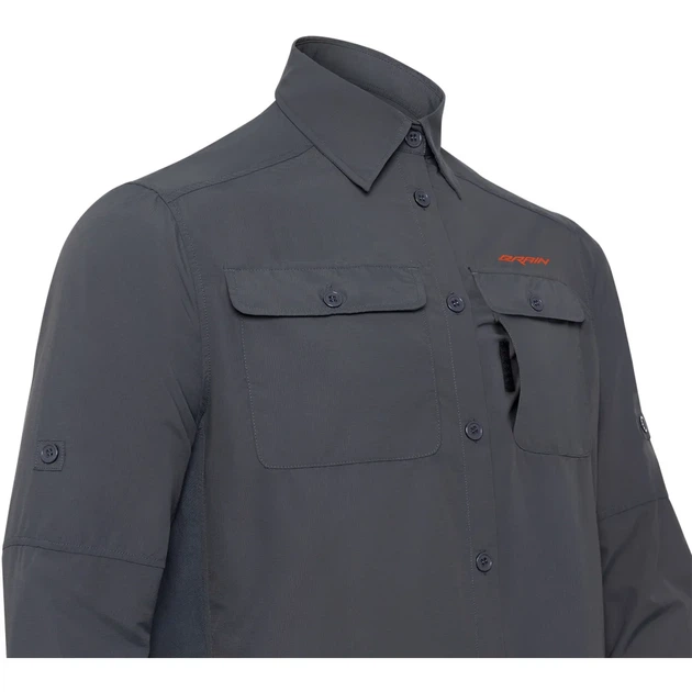 Рубашкa Brain Hookline XXL Dark grey - изображение 6