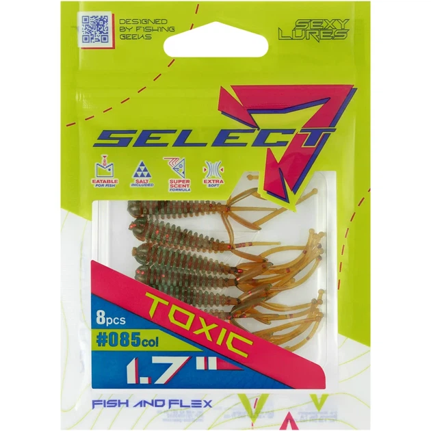 Силікон Select Toxic 1.7" #085 FE (8 шт/уп) - зображення 2