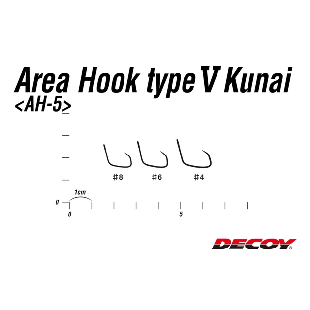Крючок Decoy Area Hook V Kunai #04 (10 шт/уп) - изображение 2