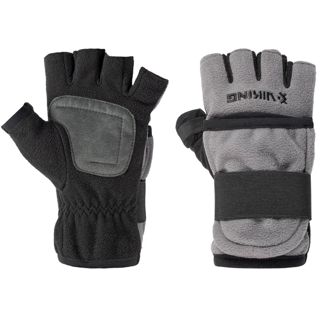 Перчатки Viking Fishing Ice Pro Gloves L (fleece) 5 cut finger+cover Grey-graphite - Фото 1 Перчатки Viking Fishing Ice Pro Gloves L (fleece) 5 cut finger+cover Grey-graphite - изображение 1