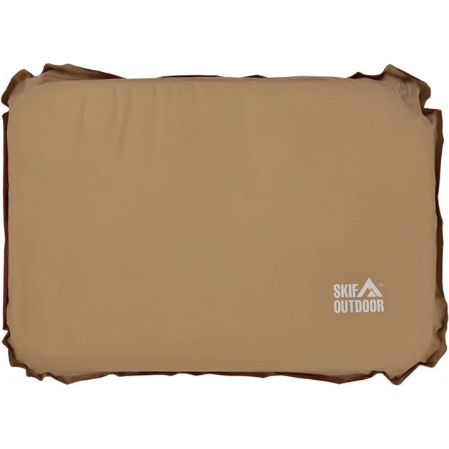 Подушка самонадувна Skif Outdoor Commander 46x32x10 см Beige - Фото 1 Подушка самонадувна Skif Outdoor Commander 46x32x10 см Beige - зображення 1