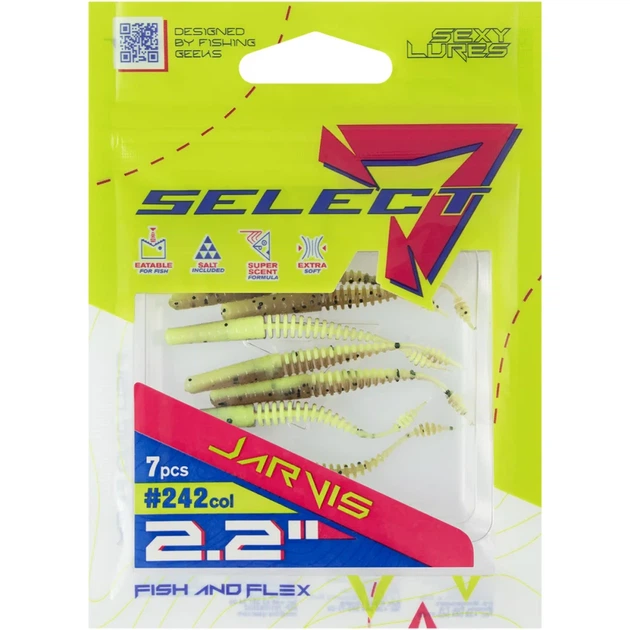 Силикон Select Jarvis 2.2" #242 (7 шт/уп) - Фото 2 Силикон Select Jarvis 2.2" #242 (7 шт/уп) - изображение 2