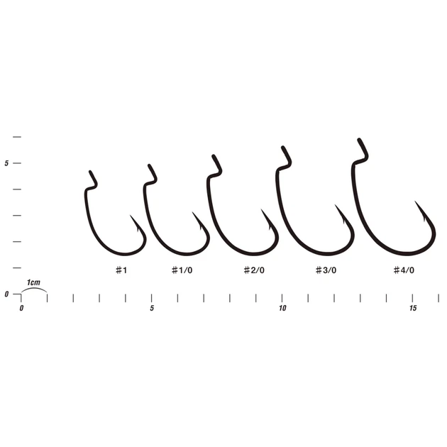 Крючок Decoy Worm13 Kg Hyper #1/0 (7 шт/уп) - изображение 2