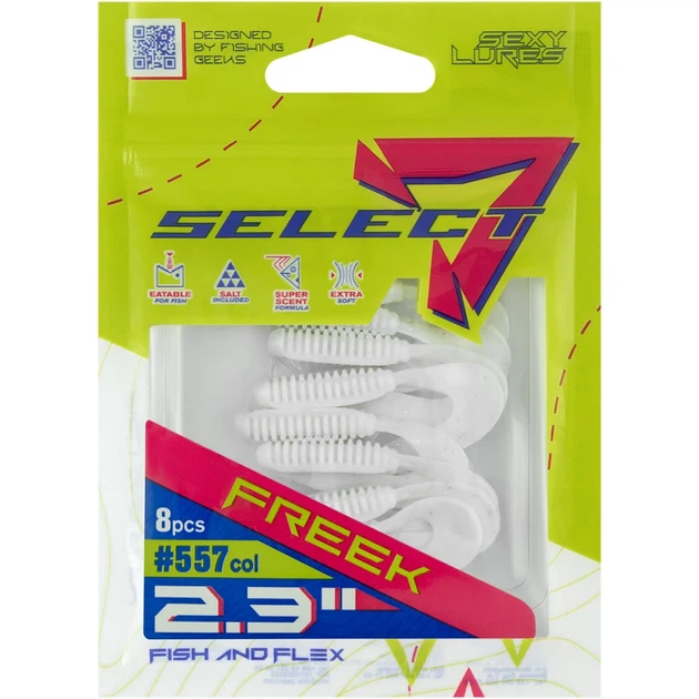Силікон Select Freek 2.3" #557 FE (8 шт/уп) - Фото 2 Силікон Select Freek 2.3" #557 FE (8 шт/уп) - зображення 2