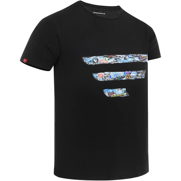 Футболка Favorite Sticker Bomb S Black - Фото 2 Футболка Favorite Sticker Bomb S Black - зображення 2