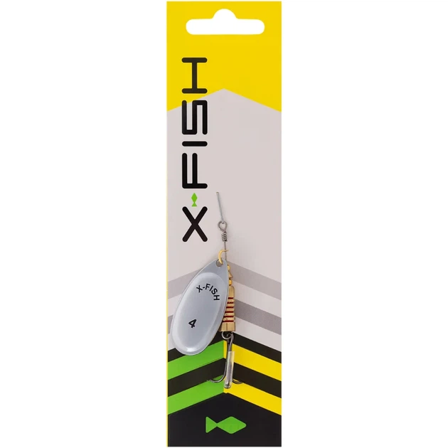 Блесна X-Fish Stark №4 9.5g Silver - Фото 2 Блесна X-Fish Stark №4 9.5g Silver - изображение 2