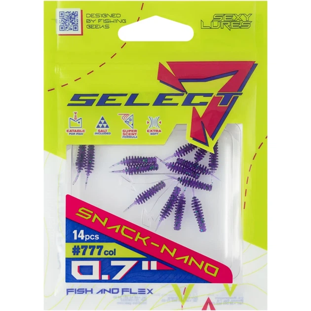 Силикон Select Snack Nano 0.7" #777 (14 шт/уп) - изображение 2