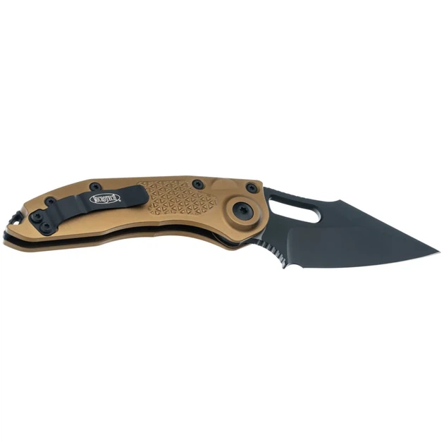 Нож Microtech Stitch Black Blade Tan - изображение 2