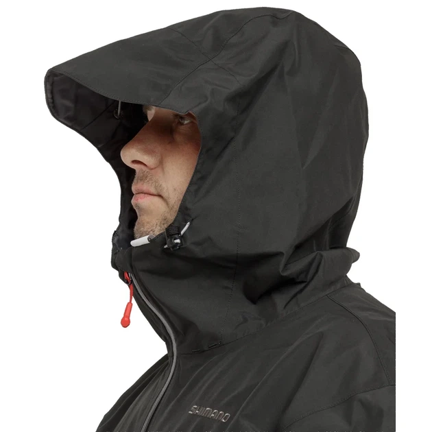 Куртка Shimano GORE-TEX Basic Jacket XXXL Charcoal - Фото 4 Куртка Shimano GORE-TEX Basic Jacket XXXL Charcoal - зображення 4