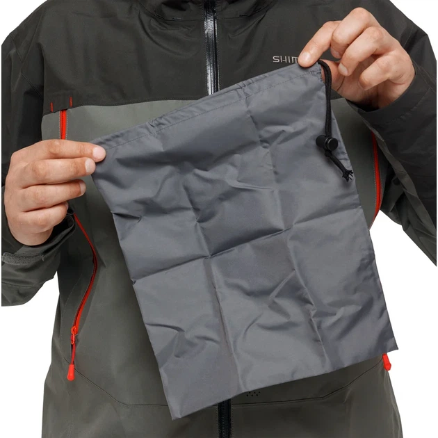 Куртка Shimano GORE-TEX Basic Jacket XXXL Charcoal - Фото 6 Куртка Shimano GORE-TEX Basic Jacket XXXL Charcoal - зображення 6