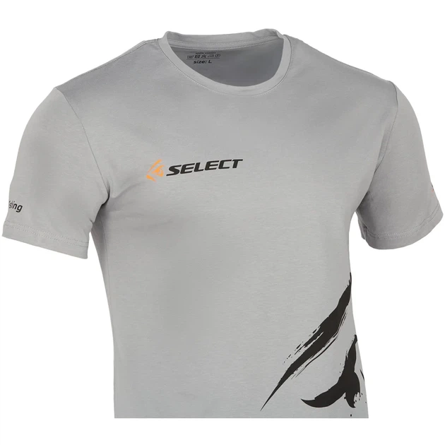 Футболка Select Fish Logo 3XL Gray/Pink - изображение 3