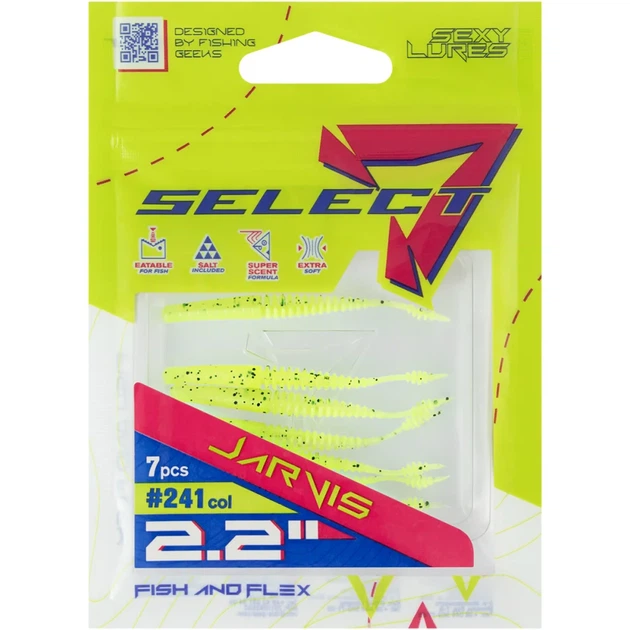 Силікон Select Jarvis 2.2" #241 (7 шт/уп) - Фото 2 Силікон Select Jarvis 2.2" #241 (7 шт/уп) - зображення 2