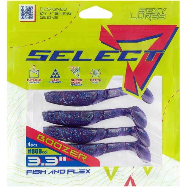 Силікон Select Boozer 3.3" #800 FE (4 шт/уп) - Фото 2 Силікон Select Boozer 3.3" #800 FE (4 шт/уп) - зображення 2