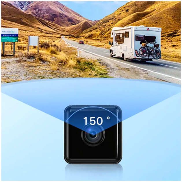 Мини-камера Wi-Fi 1080p с инфракрасным ночным видением датчиком движения P7-X6D черный - Фото 6 Мини-камера Wi-Fi 1080p с инфракрасным ночным видением датчиком движения P7-X6D черный - изображение 6