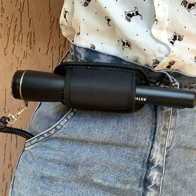 Ручний металошукач GP-POINTER вологостійкий пінпоїнтер 12 кГц чорний ABS-пластик для пошуку металів - зображення 6
