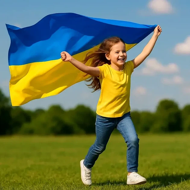 Флаг Украины из габардина 135х90 см для улицы и помещений желто-синий сшитый флаг - Фото 8 Флаг Украины из габардина 135х90 см для улицы и помещений желто-синий сшитый флаг - изображение 8