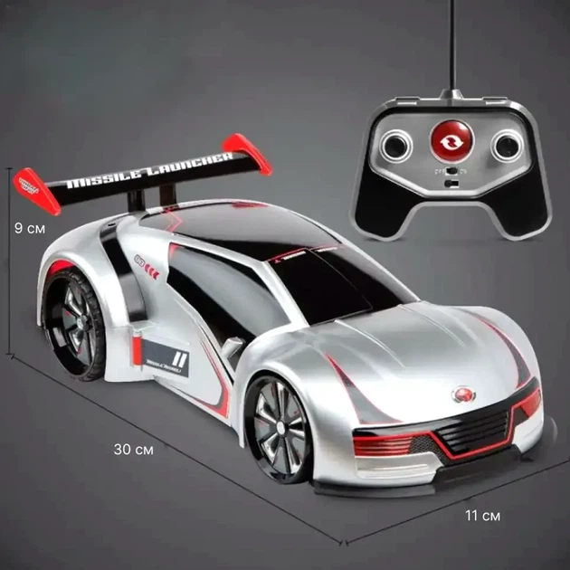 Радиоуправляемая машинка трансформер VELOCITY DEMON 30 см пластик аккумулятор серый для детей от 3 лет - Фото 6 Радиоуправляемая машинка трансформер VELOCITY DEMON 30 см пластик аккумулятор серый для детей от 3 лет - изображение 6