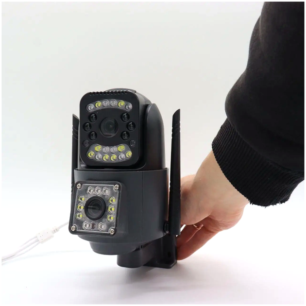 Уличная IP-камера 4 Мп с WiFi и датчиком движения SC03 черный - изображение 5