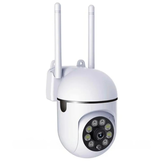 Wifi уличная поворотная камера видеонаблюдения 2Мп 1080p с датчиком движения белая NJ PRO - Фото 3 Wifi уличная поворотная камера видеонаблюдения 2Мп 1080p с датчиком движения белая NJ PRO - изображение 3