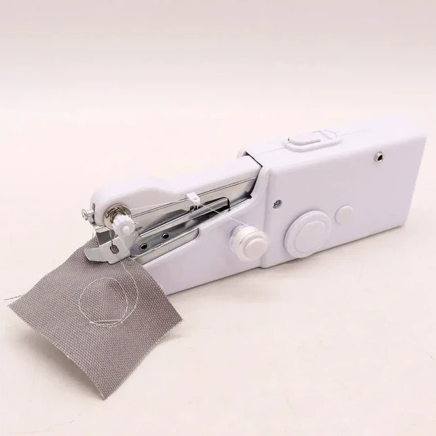 Ручная швейная машинка Handy Stitch WJ-07 портативная механическая с автоматическим формированием петли белая - изображение 8