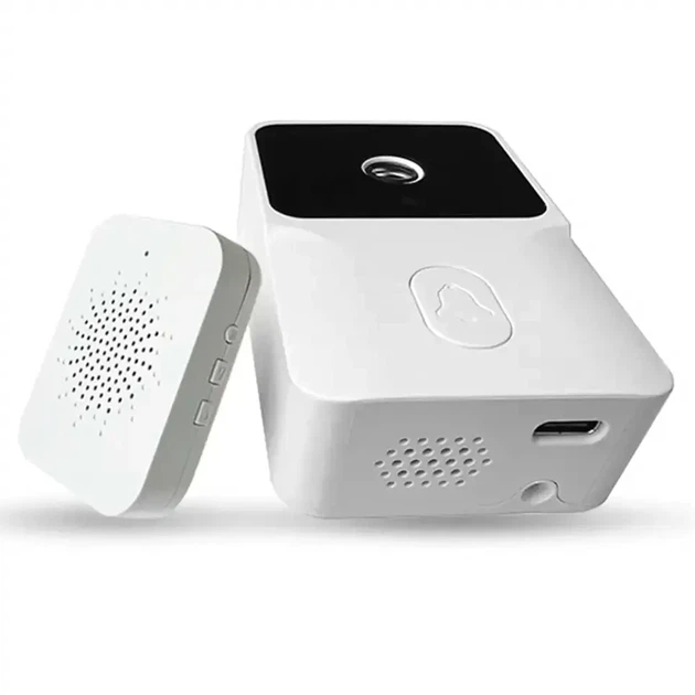 Беспроводная видеокамера звонка с Wi-Fi 720P ночное видение двусторонняя аудиосвязь USB белый M6 - изображение 6